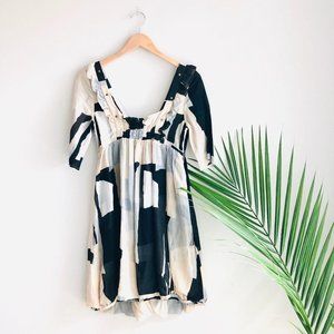 Anthro. Twinkle by Wenlan Shapes Square Neck Dress